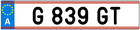 Truck License Plate